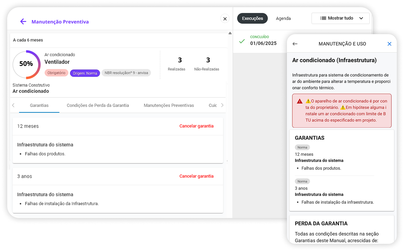 Integração com Manutenções